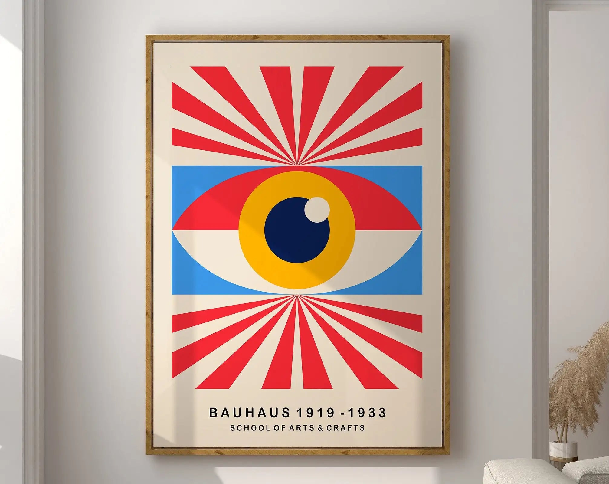 DecorBites™ Geometric Mid Century Canvas Prints for Home