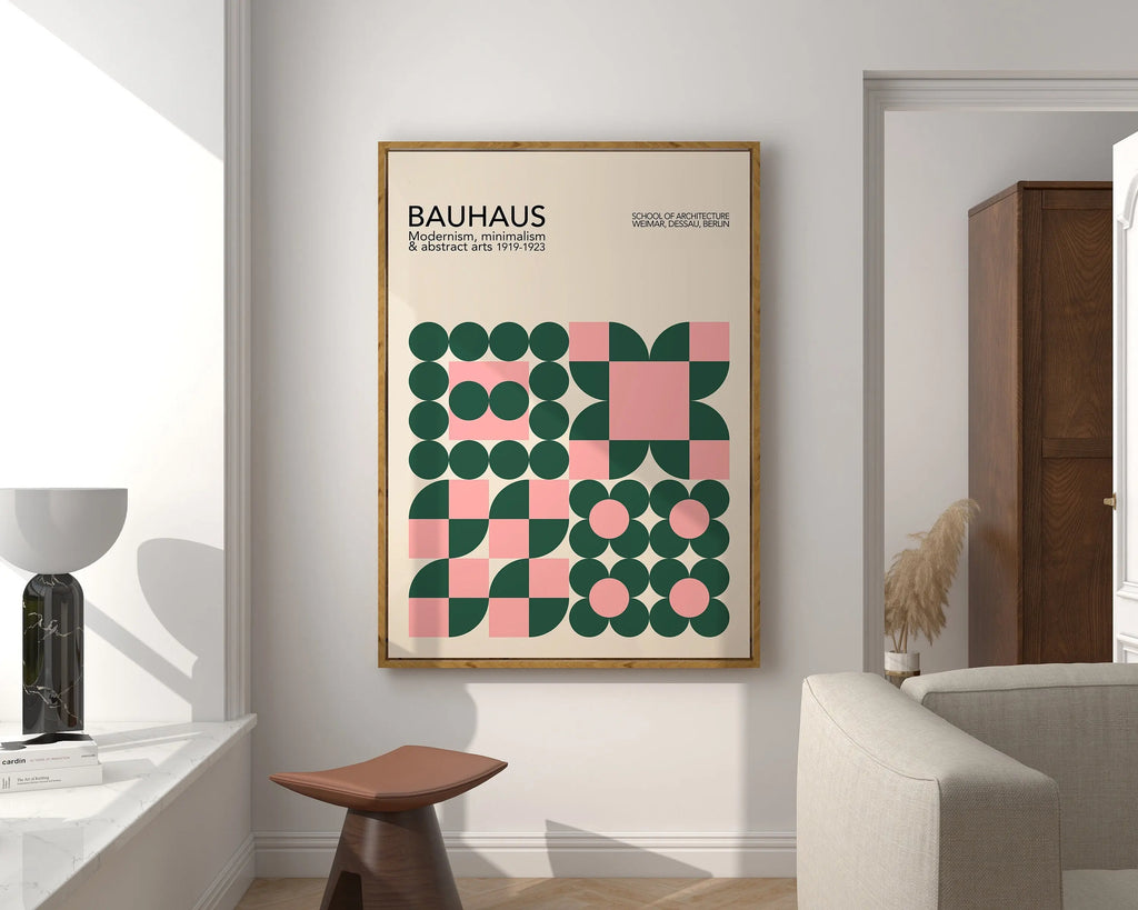 DecorBites™ Geometric Mid Century Canvas Prints for Home