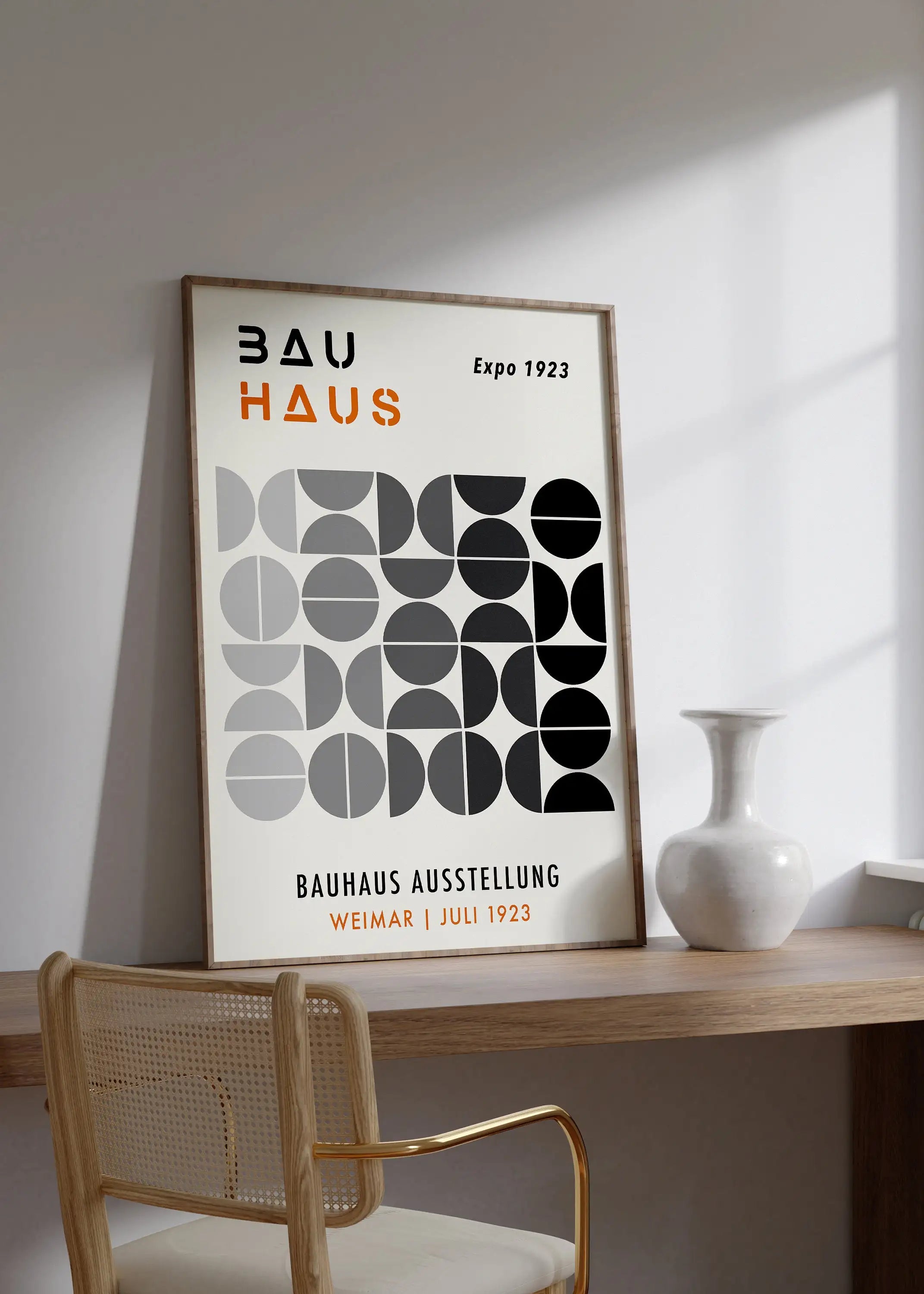 DecorBites™ Geometric Mid Century Canvas Prints for Home
