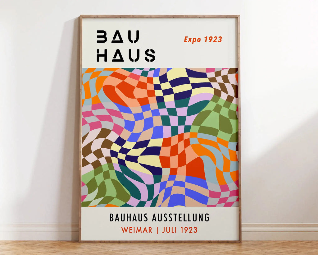 DecorBites™ Geometric Mid Century Canvas Prints for Home