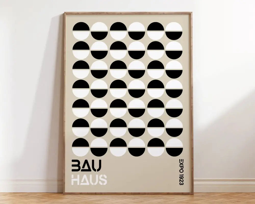 DecorBites™ Geometric Mid Century Canvas Prints for Home Decor