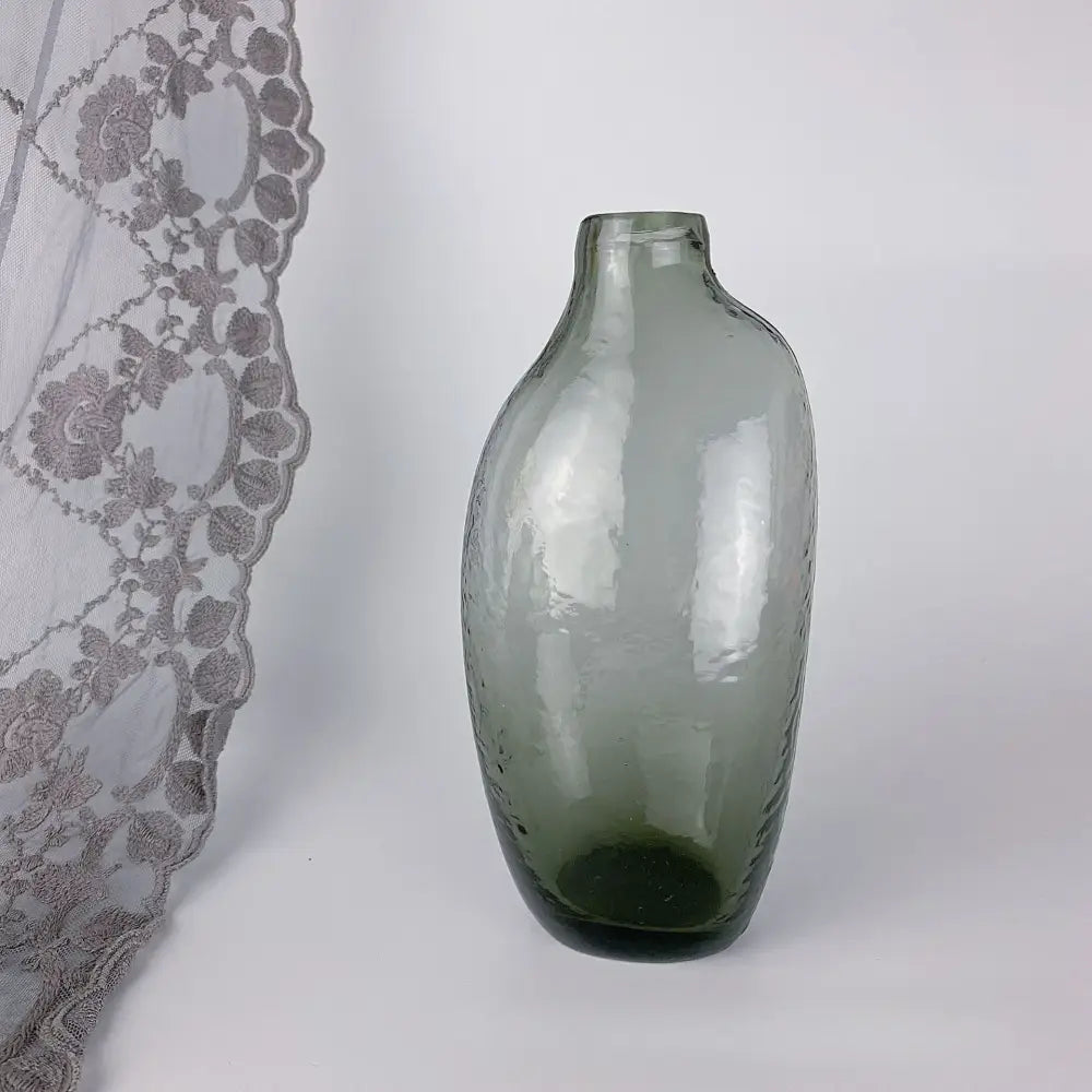 DecorBites™ Geometric Zen Glass Vase for Single Flower Arrangement