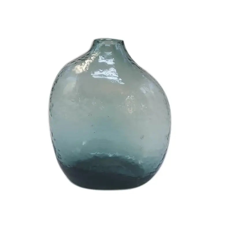 DecorBites™ Geometric Zen Glass Vase for Single Flower Arrangement