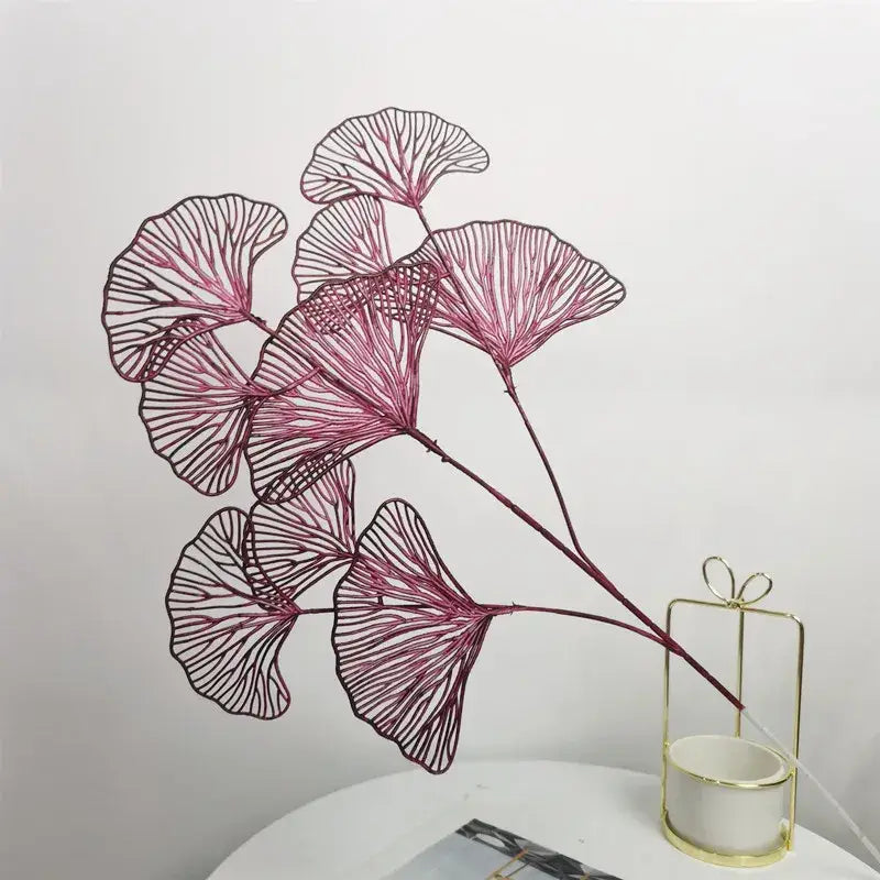 DecorBites™ Ginkgo Leaf Branch Artificial Flowers Home Decor