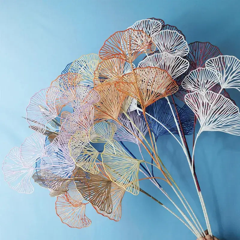 DecorBites™ Ginkgo Leaf Branch Artificial Flowers Home Decor
