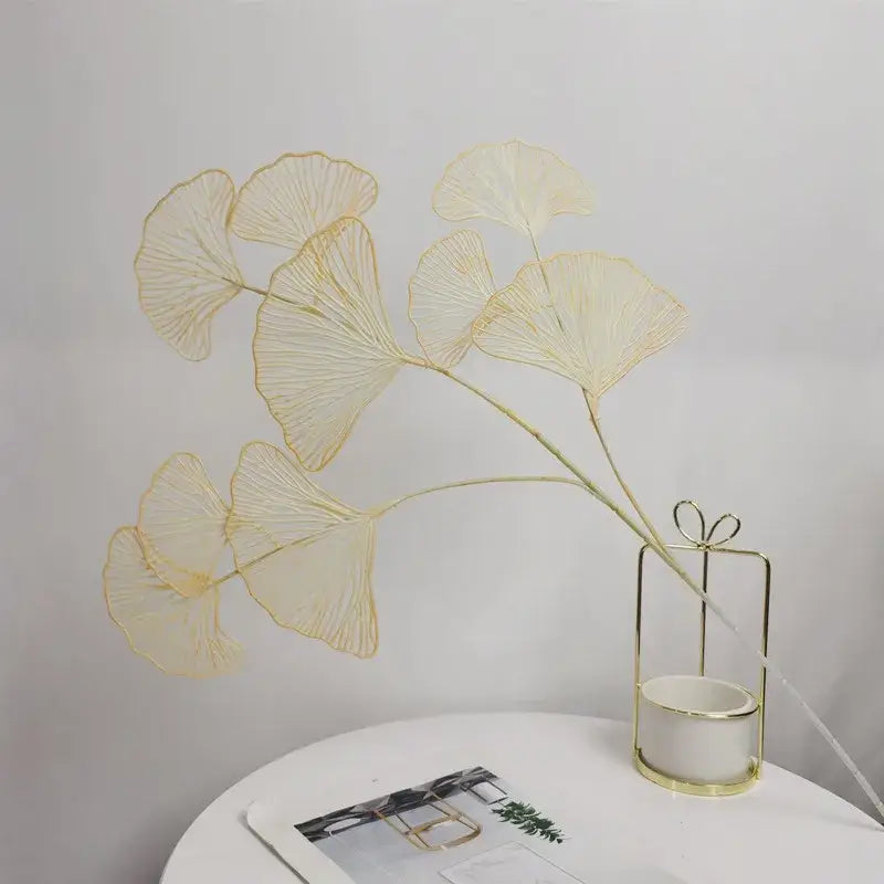 DecorBites™ Ginkgo Leaf Branch Artificial Flowers Home Decor