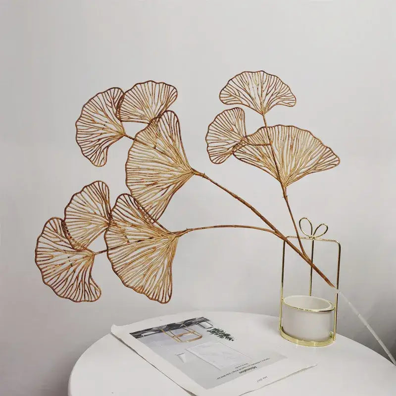 DecorBites™ Ginkgo Leaf Branch Artificial Flowers Home Decor