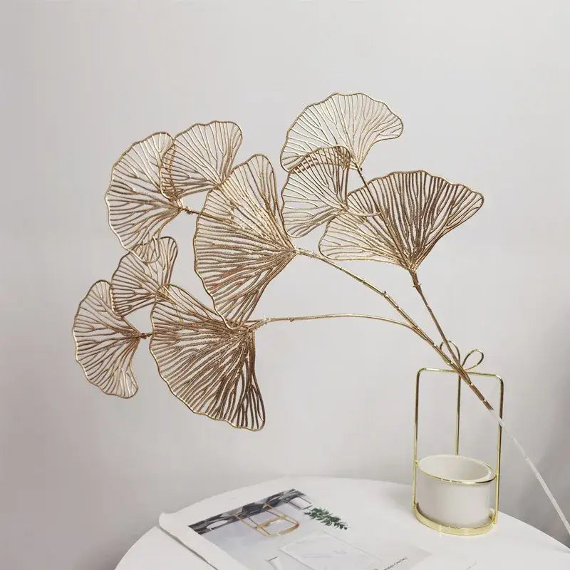 DecorBites™ Ginkgo Leaf Branch Artificial Flowers Home Decor