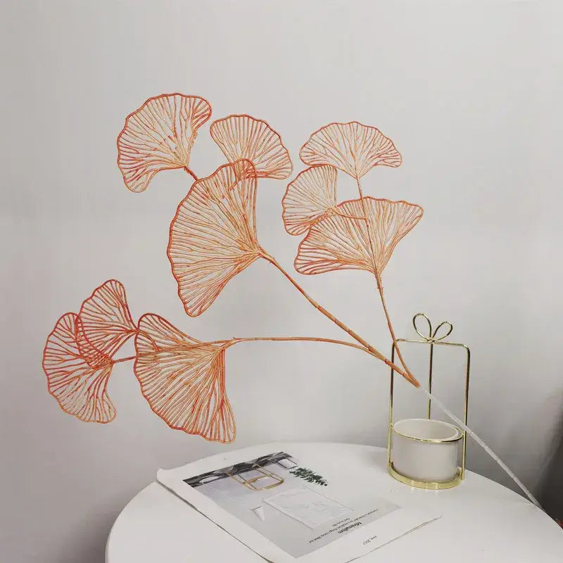 DecorBites™ Ginkgo Leaf Branch Artificial Flowers Home Decor