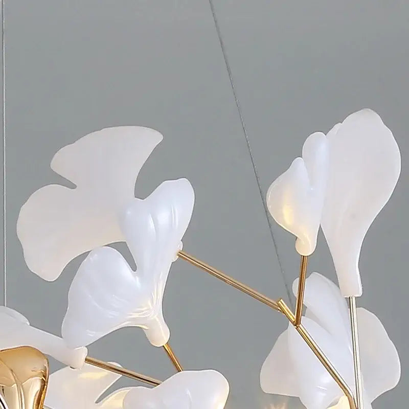 DecorBites™ Ginkgo Leaf Chandelier LED Pendant Light for Living Dining Bedroom