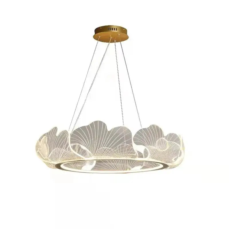DecorBites™ Ginkgo Leaf Chandelier Nordic Pendant Light for Living Dining Bedroom