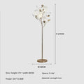 DecorBites™ Ginkgo Leaf Floor Lamp - Modern Lighting for Living Room, Bedroom, Study