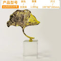 DecorBites™ Ginkgo Leaf Metal Sculpture Home Decor Accent