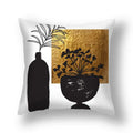 DecorBites™ Ginkgo Leaves Print Sofa Pillowcase 45x45cm Modern Nordic Chair Cushion Cover