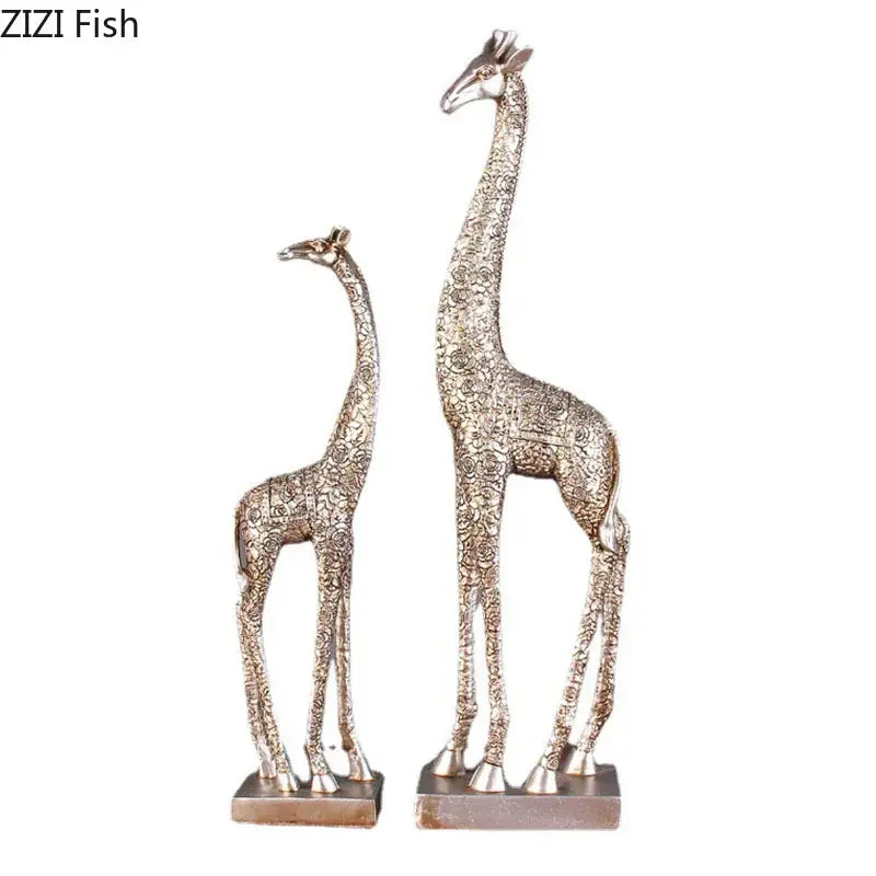 DecorBites™ Giraffe Resin Statue Ornament Desk Decoration Room Aesthetic Decor