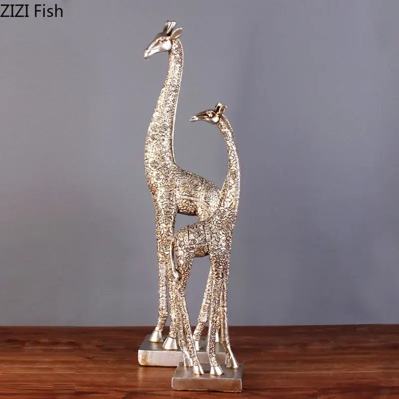 DecorBites™ Giraffe Resin Statue Ornament Desk Decoration Room Aesthetic Decor