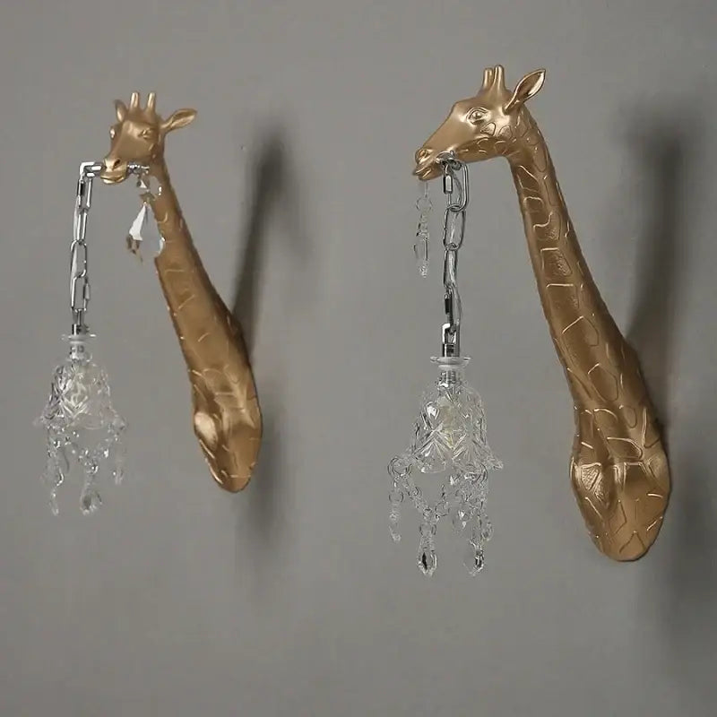 DecorBites™ Giraffe Resin Wall Lamp Sconce Light for Bedside & Living Room Decor