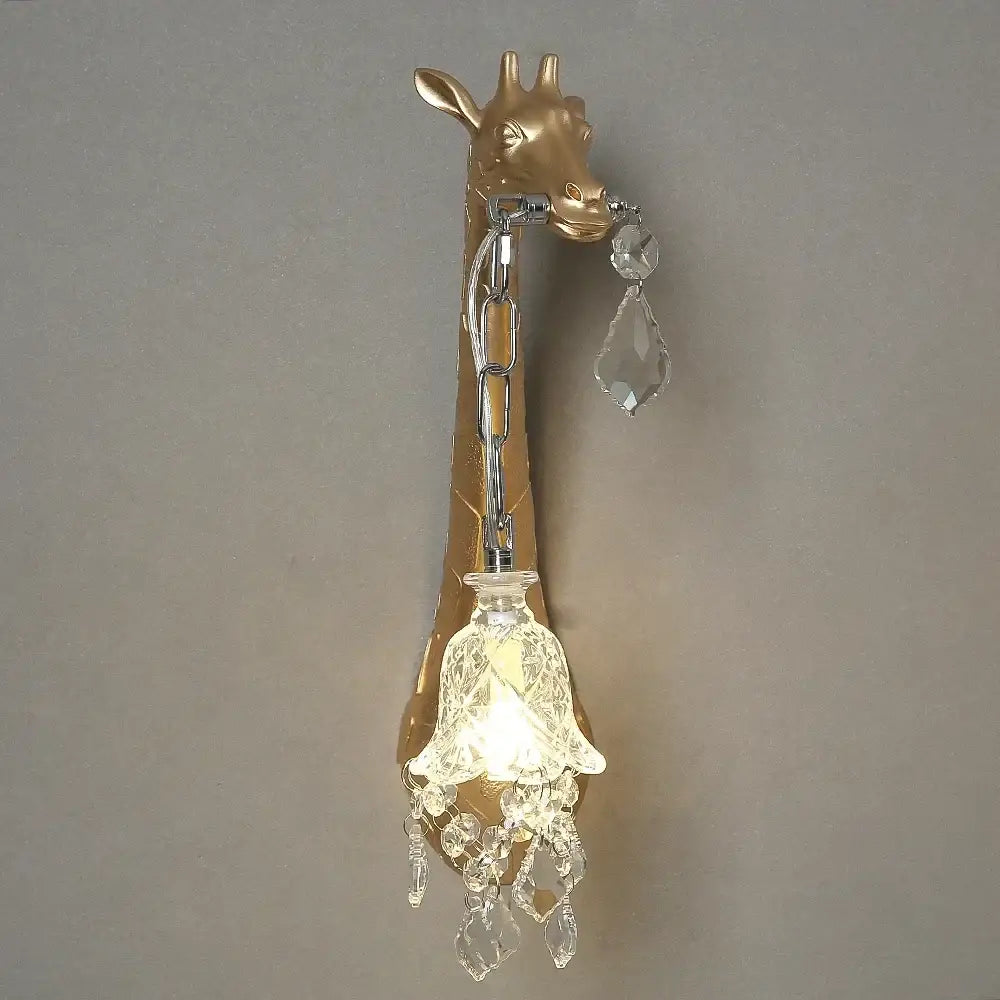 DecorBites™ Giraffe Resin Wall Lamp Sconce Light for Bedside & Living Room Decor