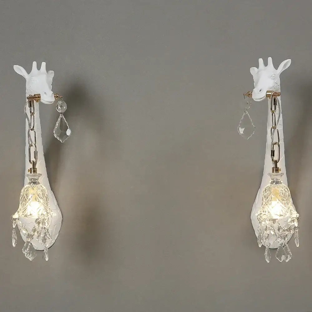 DecorBites™ Giraffe Resin Wall Lamp Sconce Light for Bedside & Living Room Decor