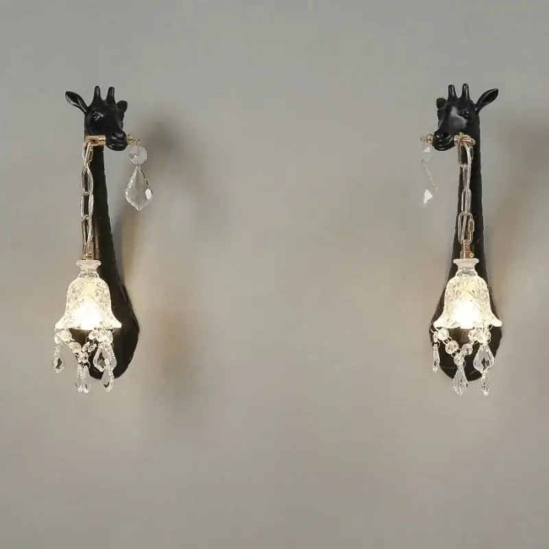 DecorBites™ Giraffe Resin Wall Lamp Sconce Light for Bedside & Living Room Decor