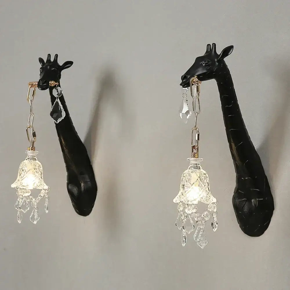 DecorBites™ Giraffe Resin Wall Lamp Sconce Light for Bedside & Living Room Decor