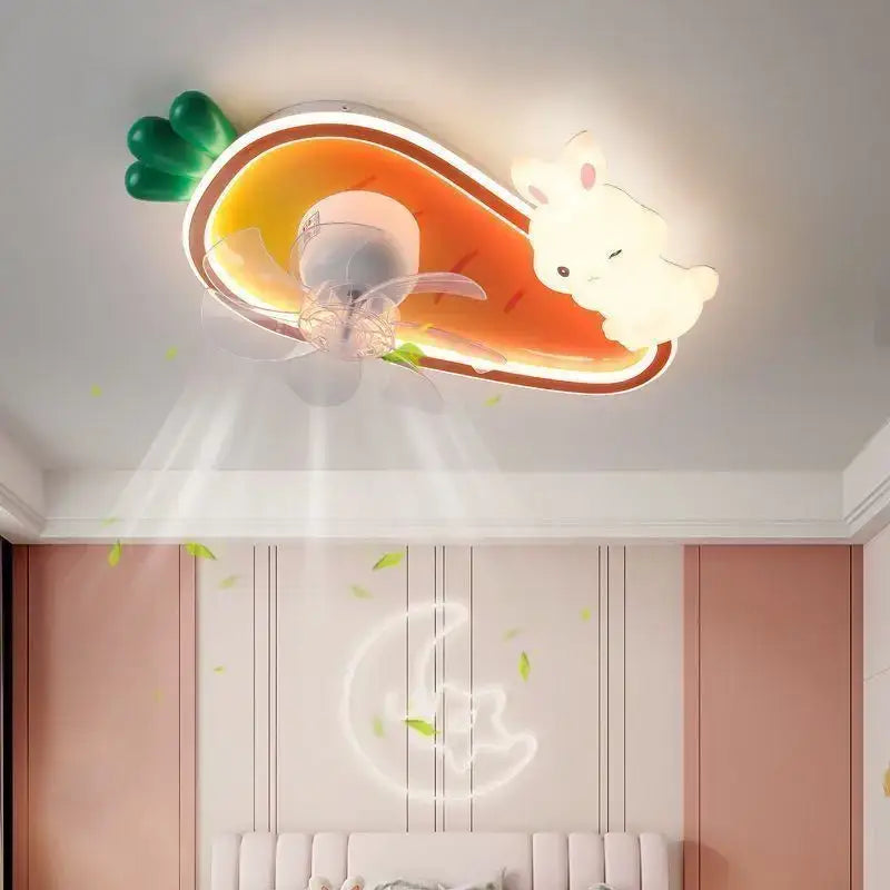 DecorBites™ Girls Bedroom 360 Fan Light - 2024 New Design
