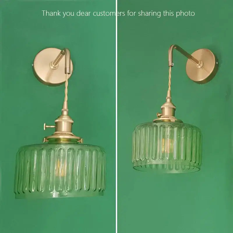 DecorBites™ Glass Adjustable LED Sconce Wall Light for Bedroom Home Decor