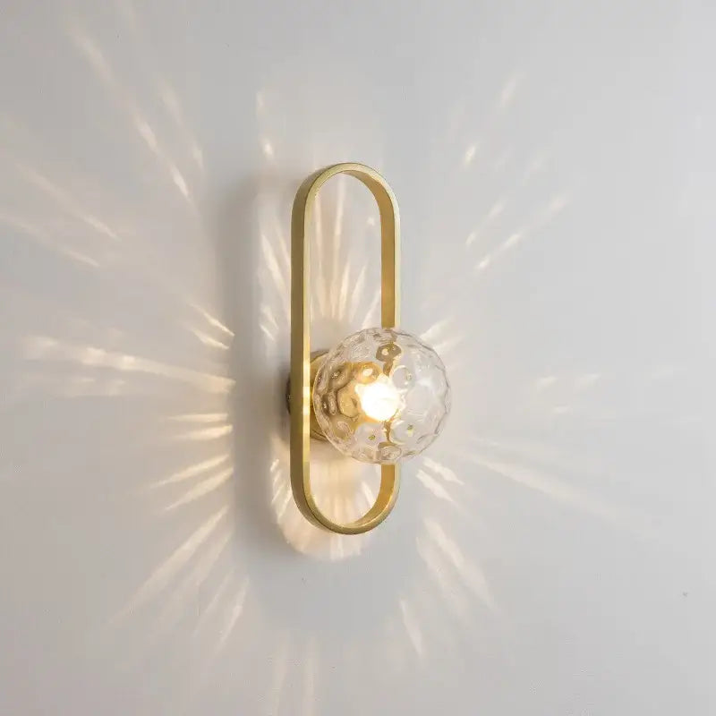 DecorBites™ Glass Aisle Wall Lamp Post-Modern Indoor Decoration Art Lighting