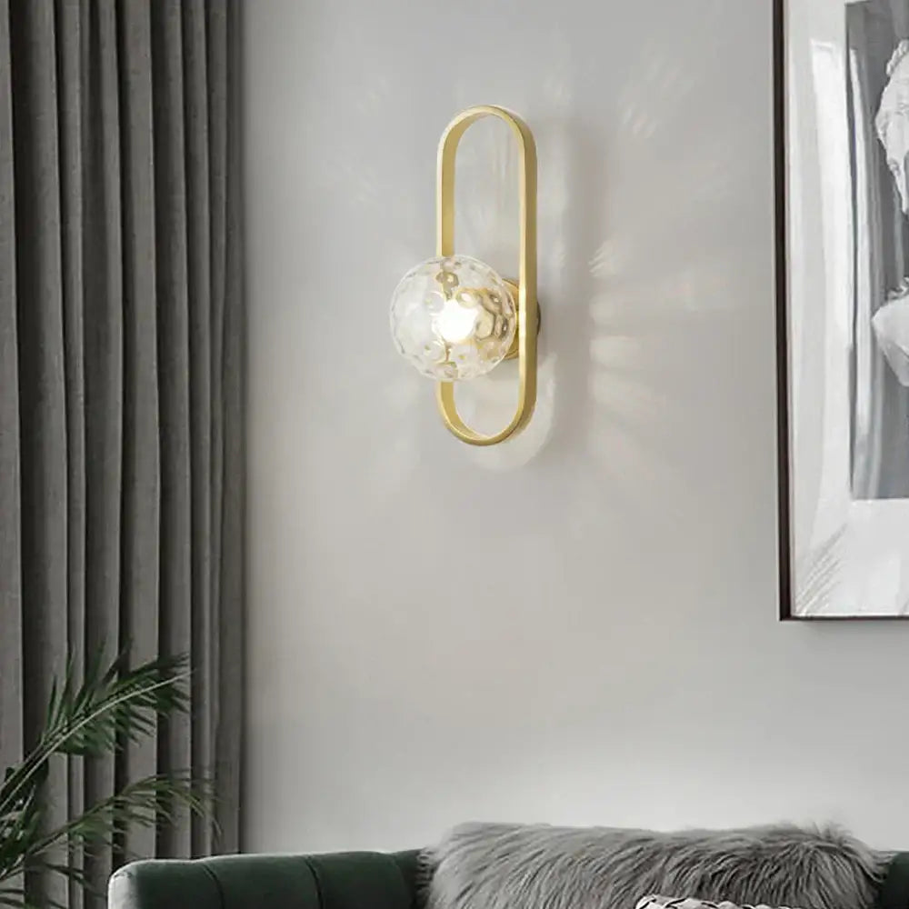 DecorBites™ Glass Aisle Wall Lamp Post-Modern Indoor Decoration Art Lighting
