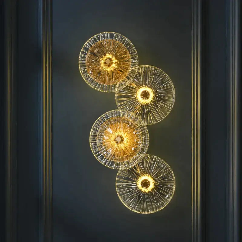 DecorBites™ Glass Aisle Wall Light - Modern Light Luxury Wall Lamp for Living Room