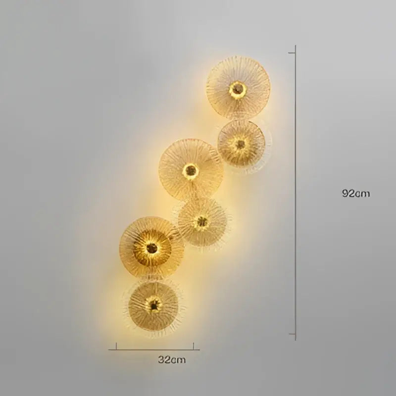 DecorBites™ Glass Aisle Wall Light - Modern Light Luxury Wall Lamp for Living Room