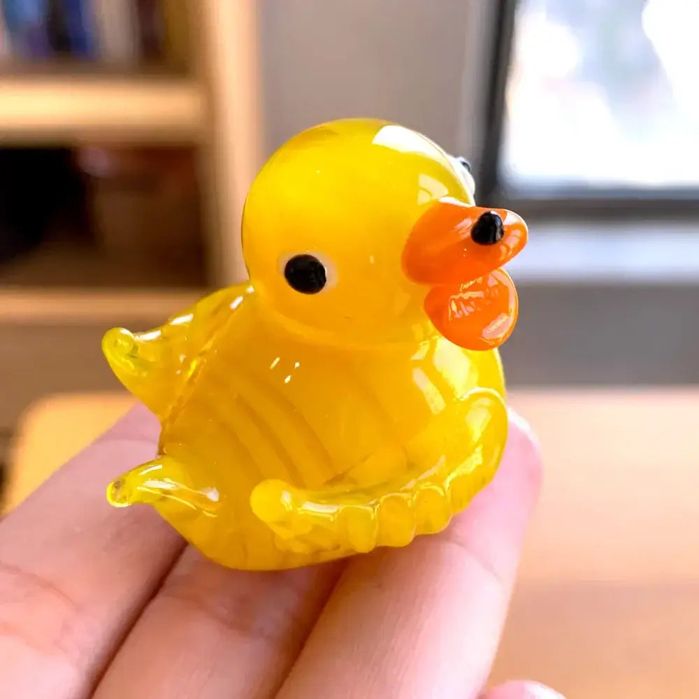 DecorBites™ Glass Animal Figurines: Hand Blown Art Collectibles for Home Decor & Gifts