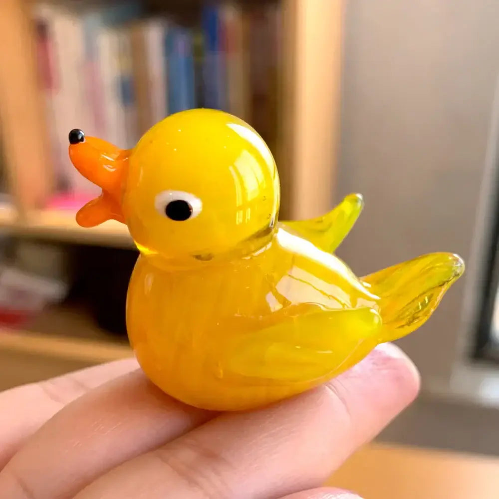 DecorBites™ Glass Animal Figurines: Hand Blown Art Collectibles for Home Decor & Gifts