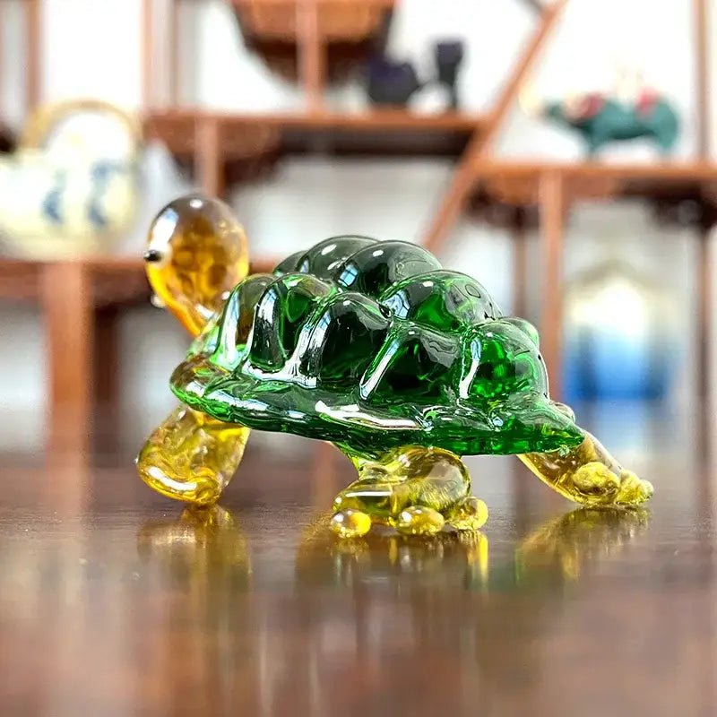 DecorBites™ Glass Animal Figurines: Hand Blown Art Collectibles for Home Decor & Gifts