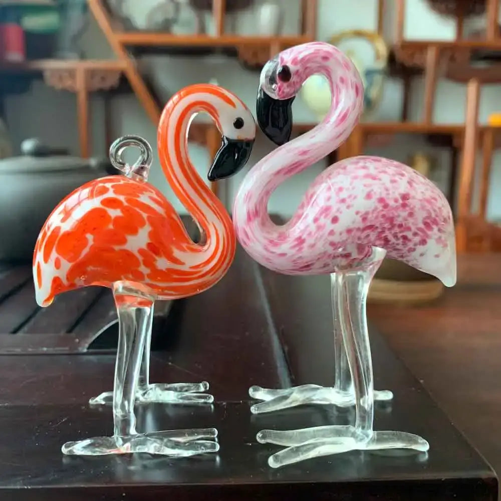 DecorBites™ Glass Animal Figurines: Hand Blown Art Collectibles for Home Decor & Gifts