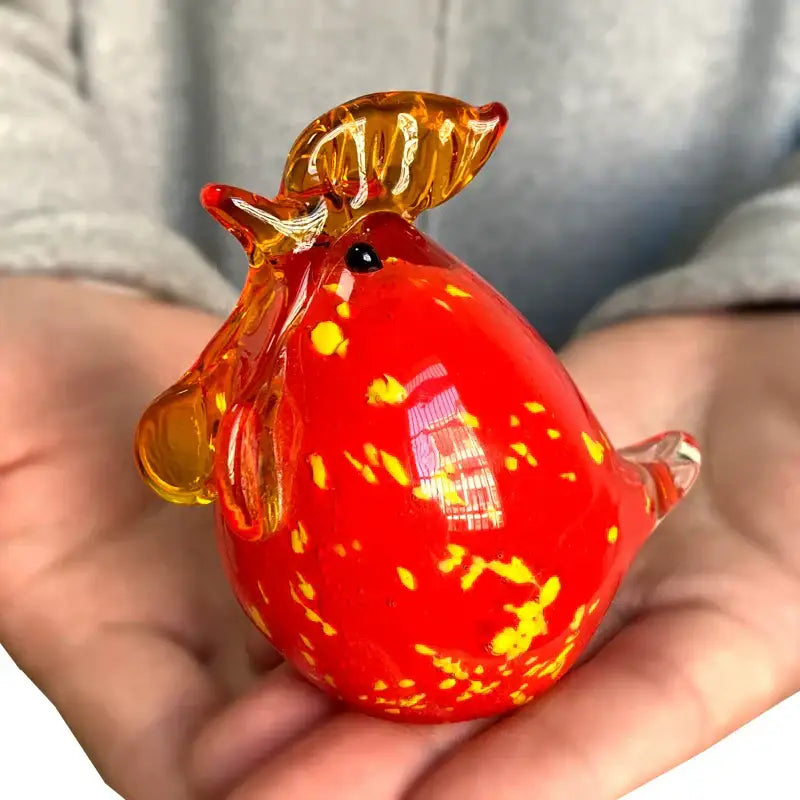DecorBites™ Glass Animal Figurines: Hand Blown Art Collectibles for Home Decor & Gifts