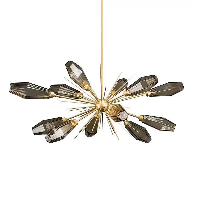 DecorBites™ Glass Art Chandelier for Living Room, Bedroom, Study - Modern Minimalist Design