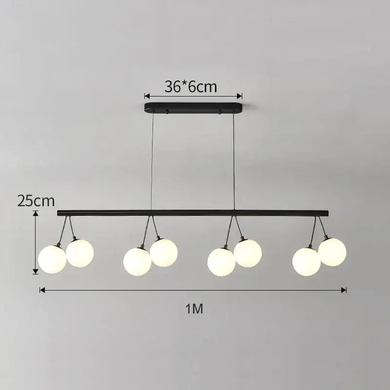 DecorBites™ Glass Art Chandelier for Living Room, Children's Room, Bedroom, Dining Room