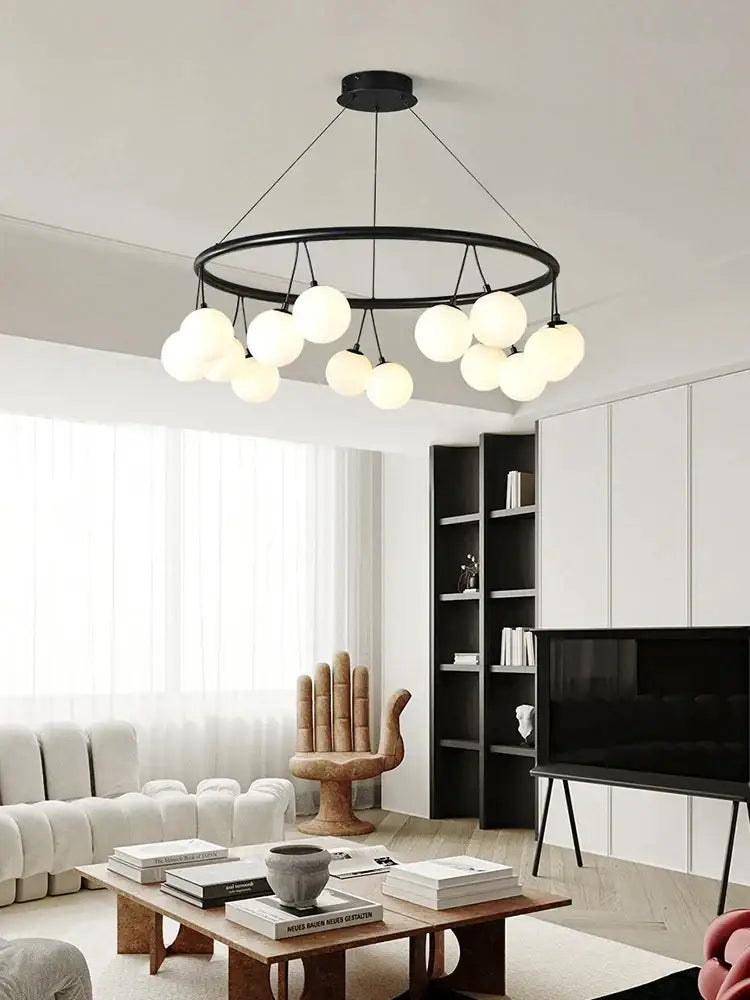 DecorBites™ Glass Art Chandelier for Living Room, Children's Room, Bedroom, Dining Room