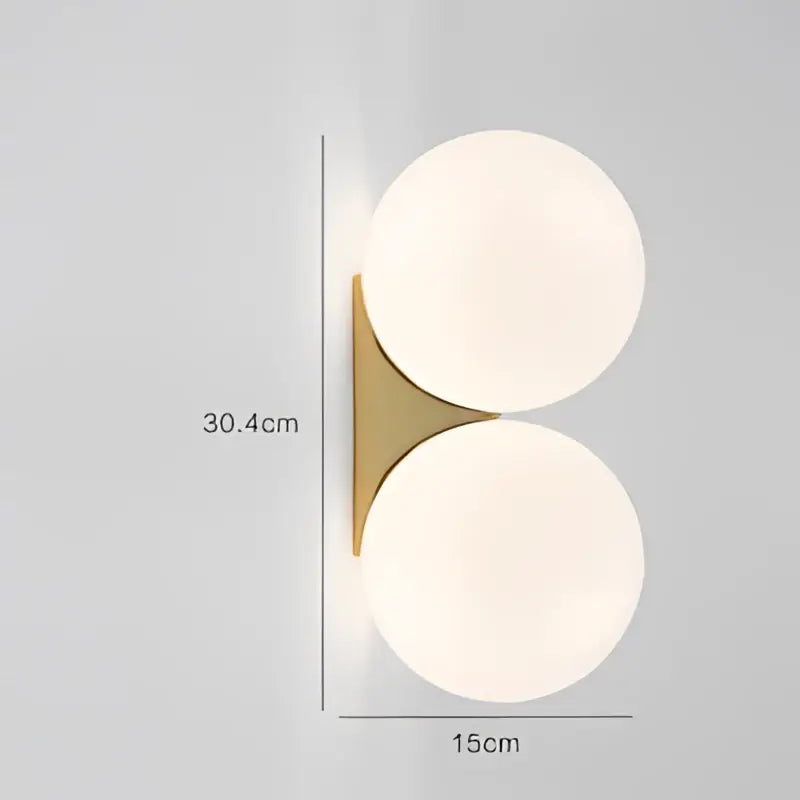 DecorBites™ Glass Ball Art Wall Lamp for Aisle Bedroom, Simple Decoration, LED Bedside Light