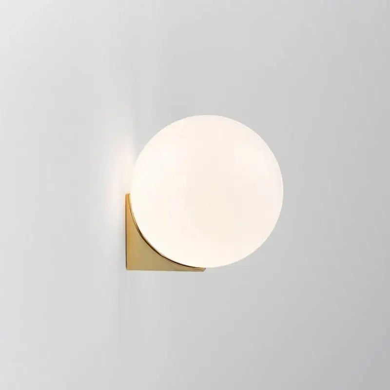 DecorBites™ Glass Ball Art Wall Lamp for Aisle Bedroom, Simple Decoration, LED Bedside Light