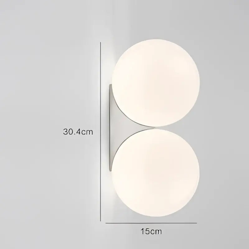DecorBites™ Glass Ball Art Wall Lamp for Aisle Bedroom, Simple Decoration, LED Bedside Light