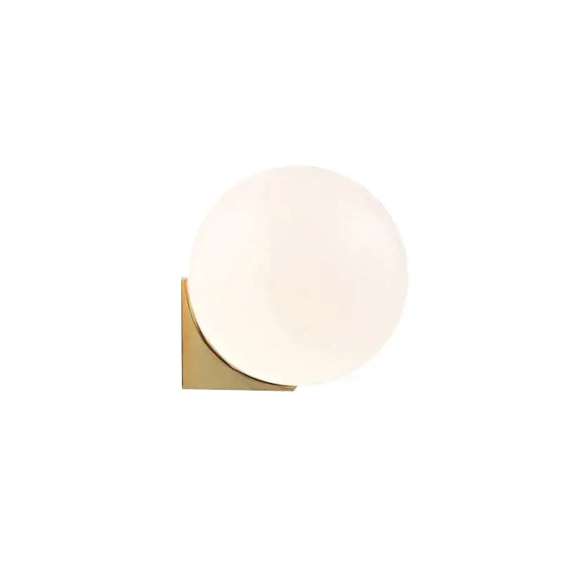 DecorBites™ Glass Ball Art Wall Lamp for Aisle Bedroom, Simple Decoration, LED Bedside Light