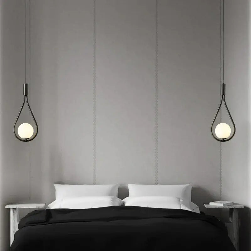DecorBites™ Glass Ball Brass Wall Lamp LED Bedroom Living Room Lighting