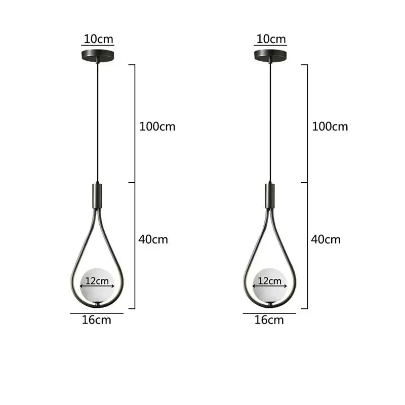 DecorBites™ Glass Ball Brass Wall Lamp LED Bedroom Living Room Lighting