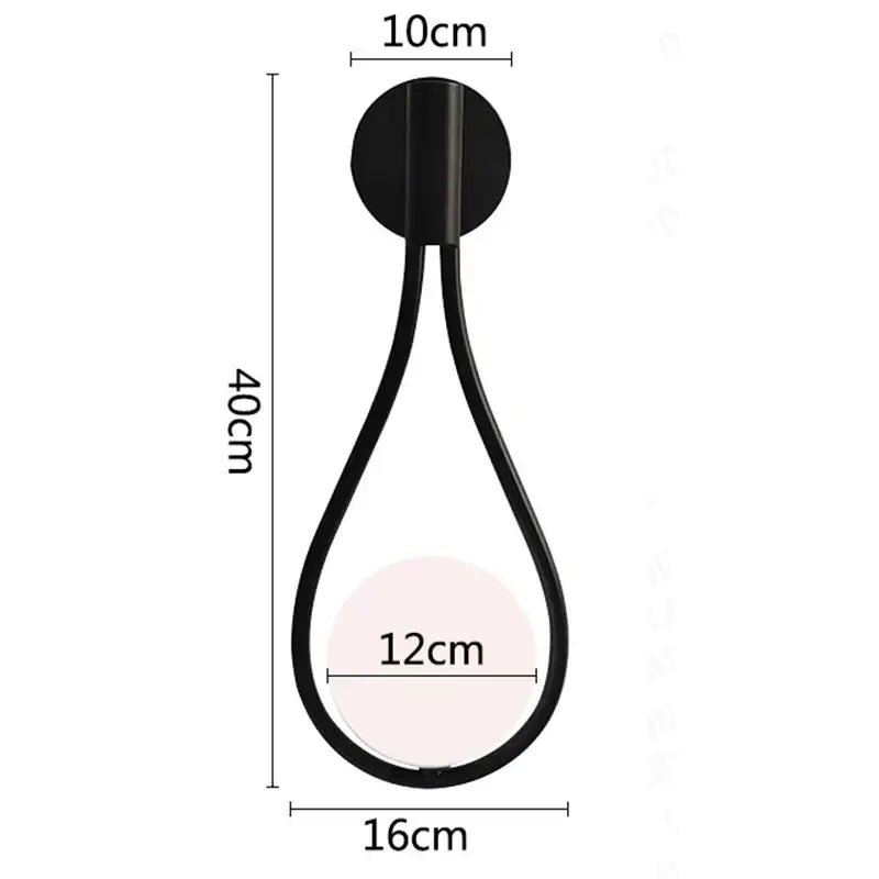 DecorBites™ Glass Ball Brass Wall Lamp LED Bedroom Living Room Lighting