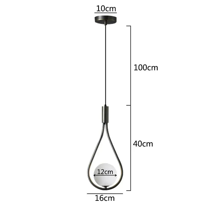 DecorBites™ Glass Ball Brass Wall Lamp LED Bedroom Living Room Lighting