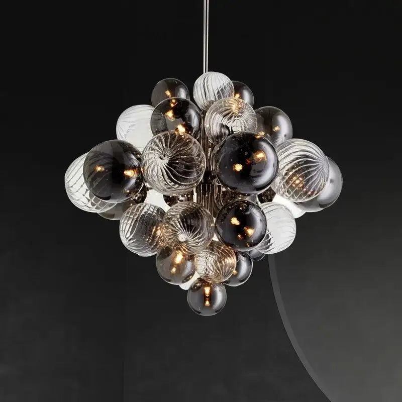 DecorBites™ Glass Ball Ceiling Chandelier for Living Room Dining Bedroom - Nordic Air Bubble Pendant Light