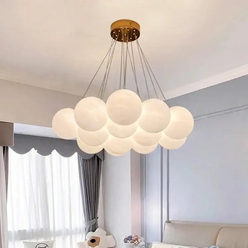DecorBites™ Glass Ball Ceiling Hanging Lamps - French Magic Bean Pendant Lights for Home Decor