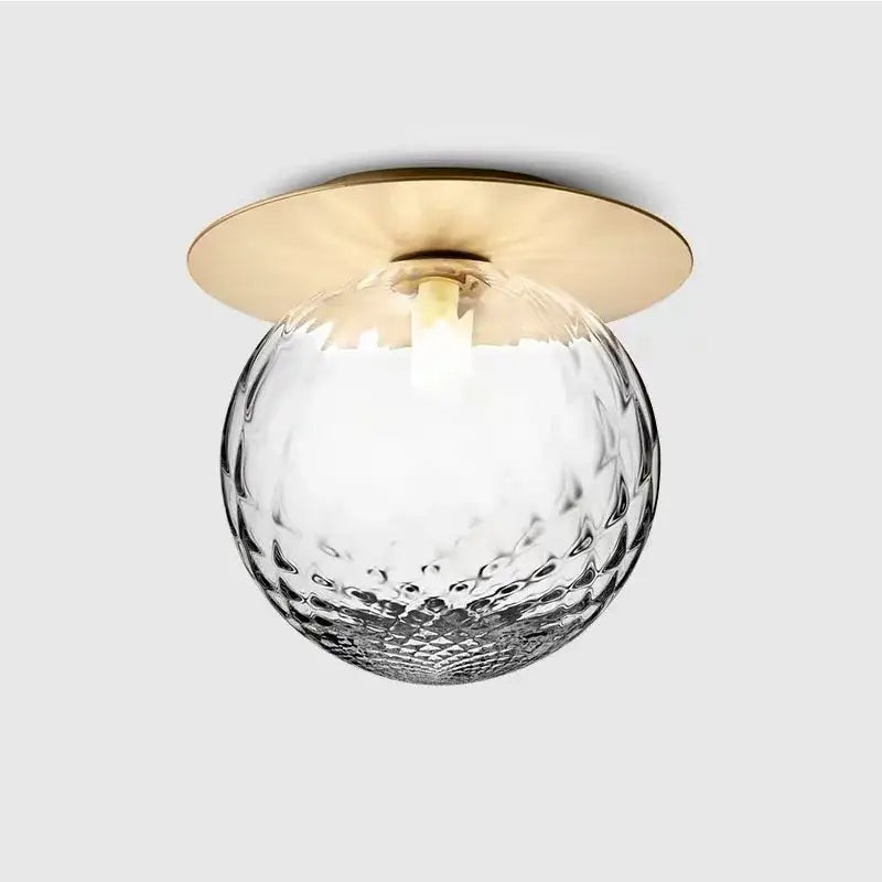 DecorBites™ Glass Ball Ceiling Light Fixture for Bedroom Hallway Stairs - Aisel Home Lighting